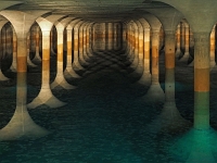 Speicherbecken  Trinkwasserspeicher Forstenrieder Park