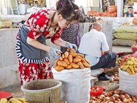 Basar in Samarkand  Usbekistan 2018