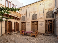 Buchara - Innnenhof unserer Unterkunft  Usbekistan 2018