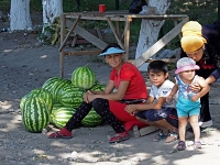 wunderbar schmeckende Melonen  Usbekistan 2018