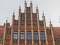 Spaziergang in  Hannover am  8.01.2023  Giebel altes Rathaus