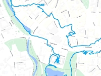 Spaziergang in  Hannover am  8.01.2023  Route des Spaziergangs