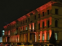 Kunstareal 14  Muenchen-- Kunstareal im Dezember 2020 : München, Kunstareal, Lichtinstallation