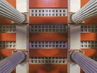 Kunstareal 18  Muenchen-- Kunstareal im Dezember 2020 : München, Kunstareal, Lichtinstallation