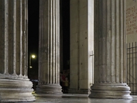 Kunstareal 19  Muenchen-- Kunstareal im Dezember 2020 : München, Kunstareal, Lichtinstallation