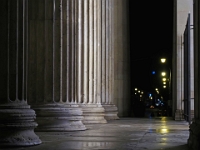 Kunstareal 22  Muenchen-- Kunstareal im Dezember 2020 : München, Kunstareal, Lichtinstallation