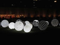 Kunstareal 8  Muenchen-- Kunstareal im Dezember 2020 : München, Kunstareal, Lichtinstallation