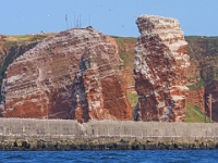 Helgoland im Juli 2022  Rundfahrt um die Insel im Börtrboot : Helgoland, 2022, Nordsee