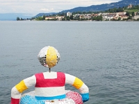 Montreux und Genfer See  Schweiz mit der Bahn im August 2021 : Bahn, Schweiz, 2021