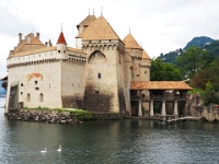 Schifffahrt über den Genfer See  Schweiz mit der Bahn im August 2021 : Bahn, Schweiz, 2021