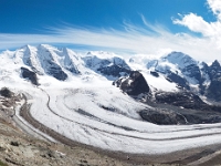 Auf den  Muottas Muragl  Schweiz mit der Bahn im August 2021