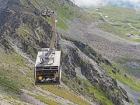 Auf den  Muottas Muragl  Schweiz mit der Bahn im August 2021 : Bahn, Schweiz, 2021