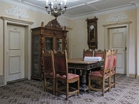 Hotel in St. Moritz  Schweiz mit der Bahn im August 2021