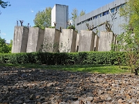 Spaziergang um das Museum  Juedisches Museum Berlin, Mai 2022 : Jüdisches Museum, Berlin, Mai 2022