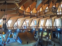 Jahrtausendturm im Elbauenpark  Magdeburg im September 2023 : Magdeburg, September 2023