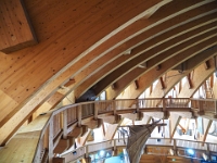 Jahrtausendturm im Elbauenpark  Magdeburg im September 2023 : Magdeburg, September 2023