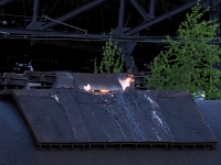 auf dem Bahnhof  Voelklinger Huette