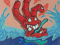 Graffiti unter der Donnersberger Brücke  Arnulfpark München